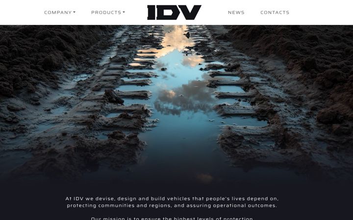 Screenshot of ivecodefencevehicles.com