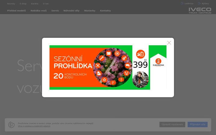 Screenshot di ivecotc.cz