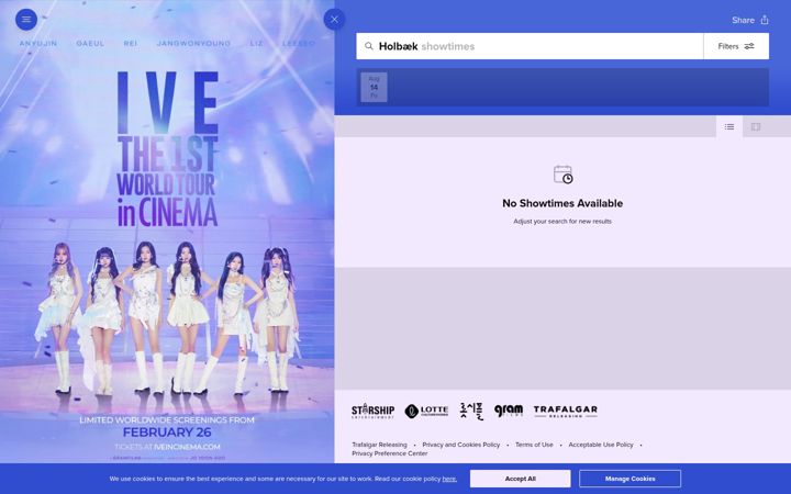 Screenshot of iveincinema.com