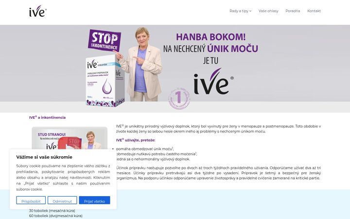 Screenshot di iveinfo.sk