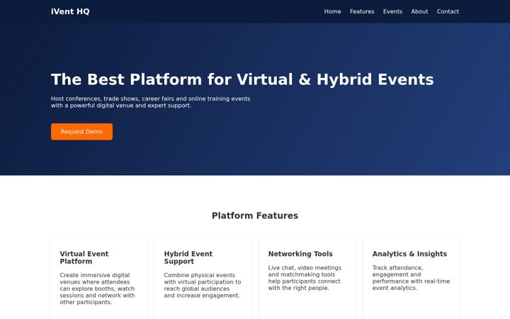 Screenshot of ivent-hq.com