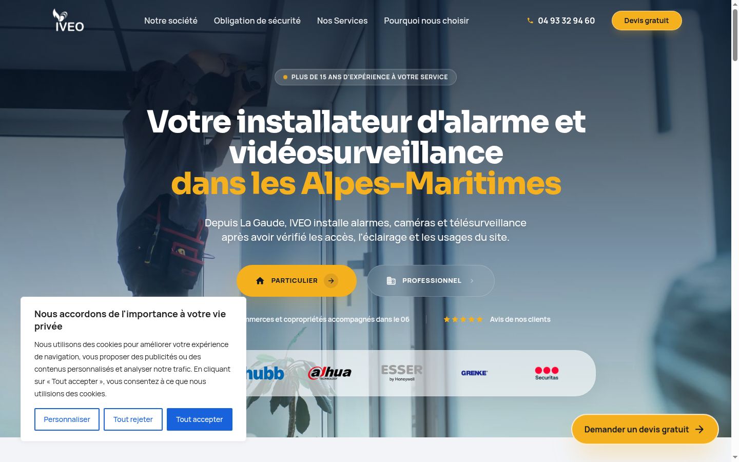 Screenshot tal-banner tal-kunsens muri qabel kwalunkwe interazzjoni