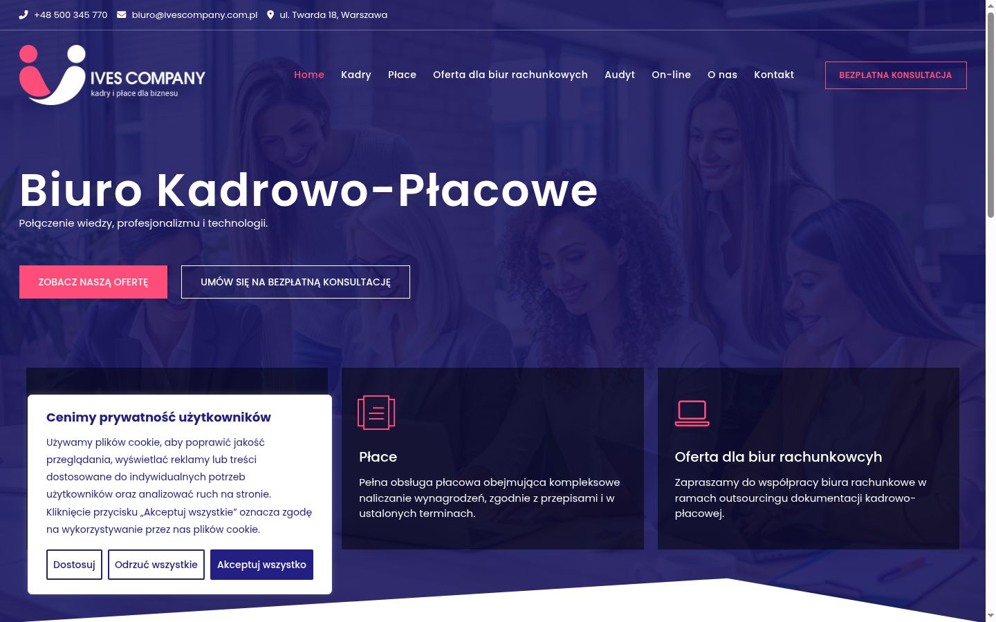 Posnetek zaslona pasice za privolitev, prikazane pred kakršno koli interakcijo