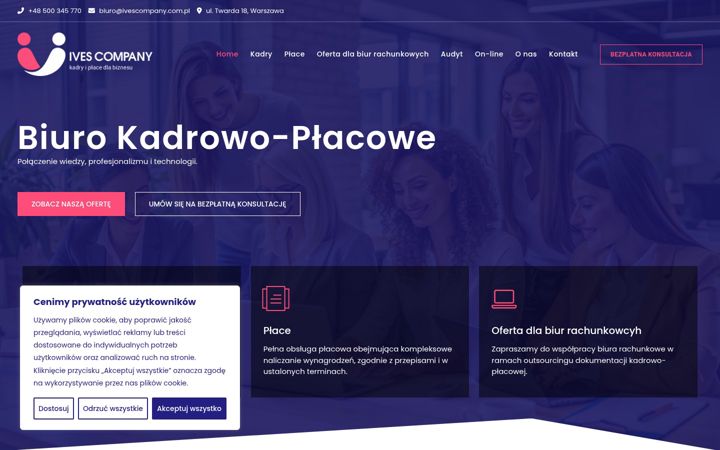Posnetek zaslona ivescompany.com.pl
