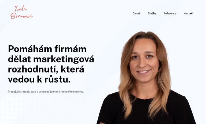 Screenshot di ivetaberanova.cz