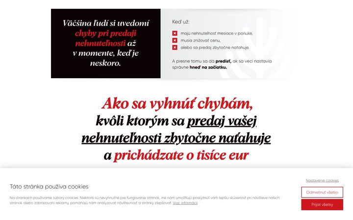 Screenshot di ivetakamenska.sk