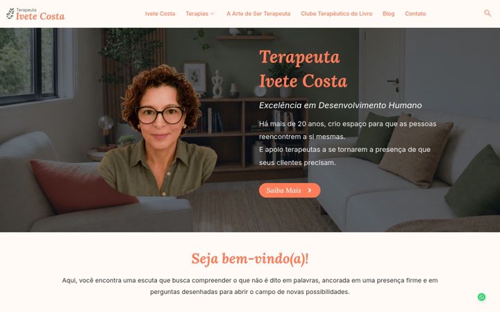 Screenshot of ivetecosta.com.br