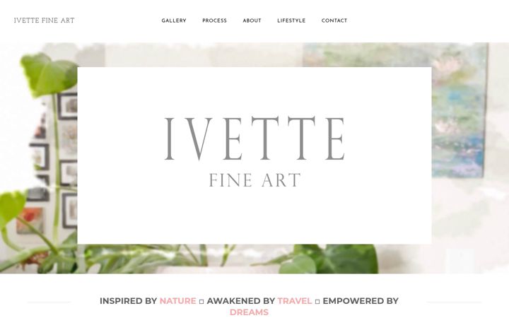 Screenshot of ivettefineart.com
