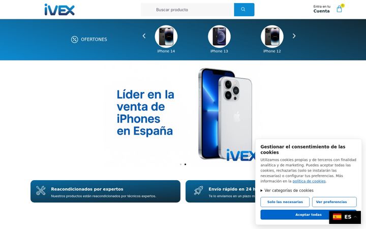 Screenshot of ivextech.es