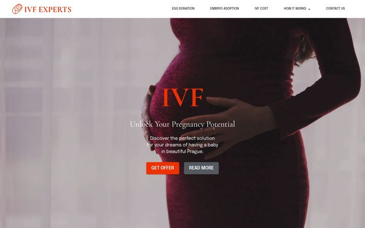 Screenshot of ivf-ivf.co.uk