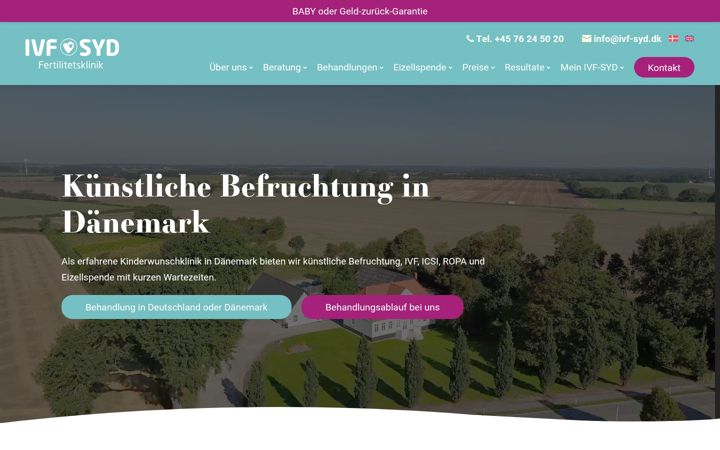 Screenshot di ivf-syd.de