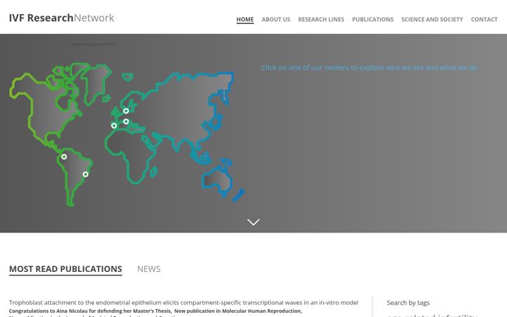 Screenshot of ivfresearchnetwork.com