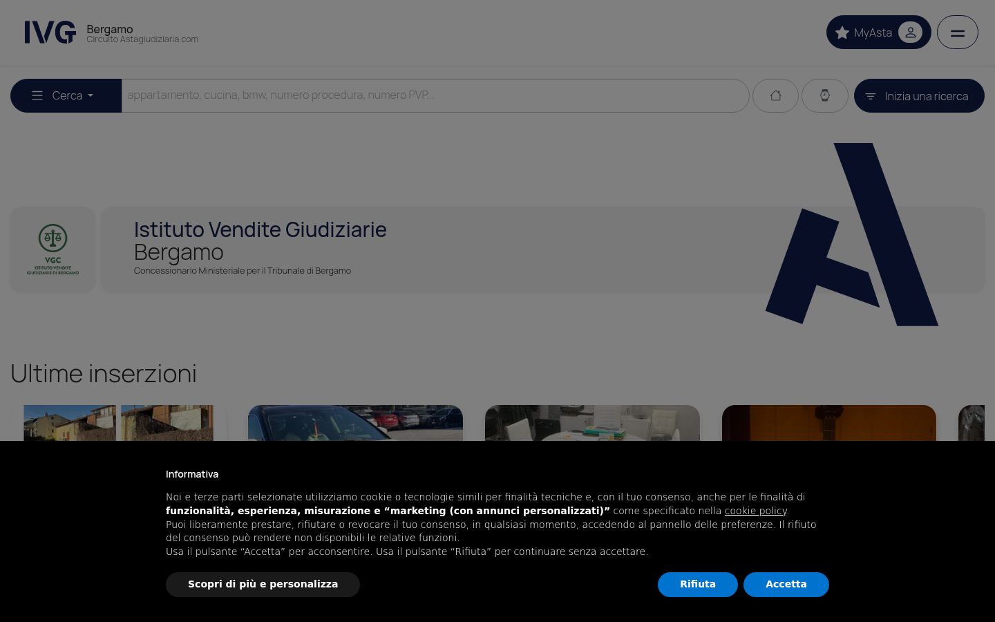 Capture d'écran de la bannière de consentement affichée avant toute interaction