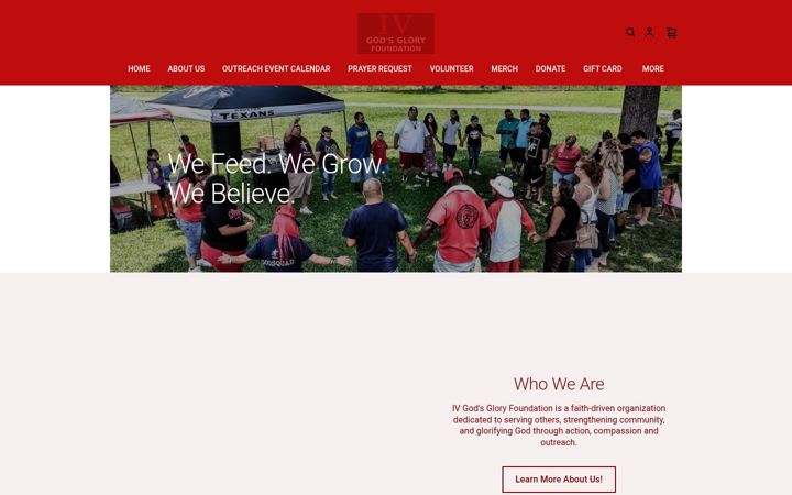 Screenshot of ivgodsglory.com