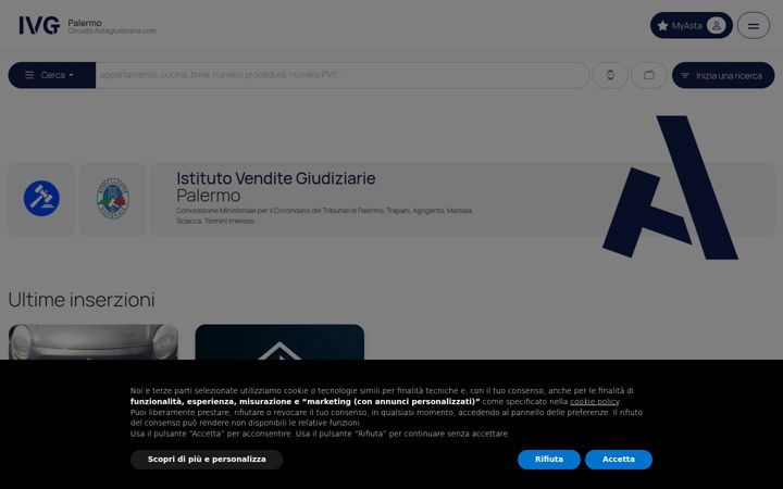 Screenshot of ivgpalermo.com
