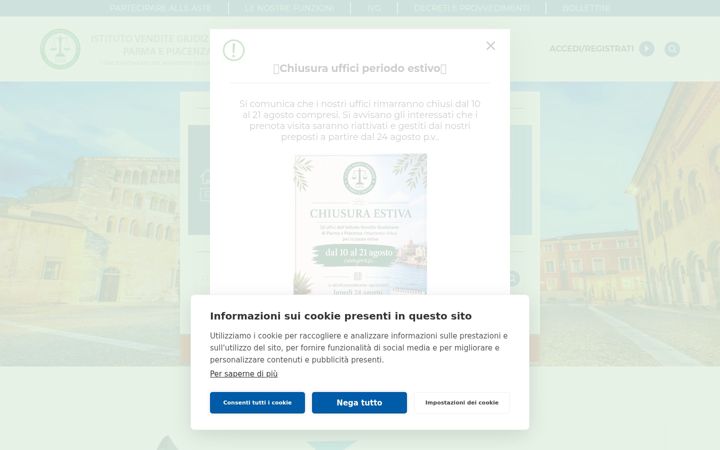 Screenshot of ivgparma.it