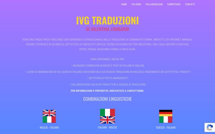 Screenshot of ivgtraduzioni.com