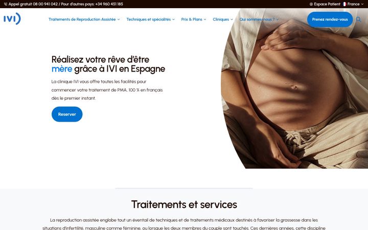 Snímek obrazovky ivi-fertilite.fr