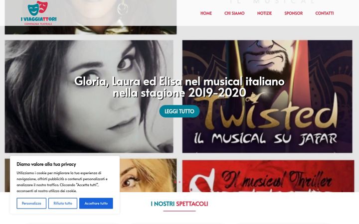 Screenshot of iviaggiattori.it