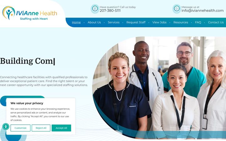 Screenshot of iviannehealth.com