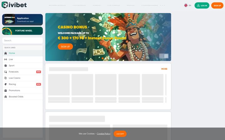 Screenshot of ivibetx.com