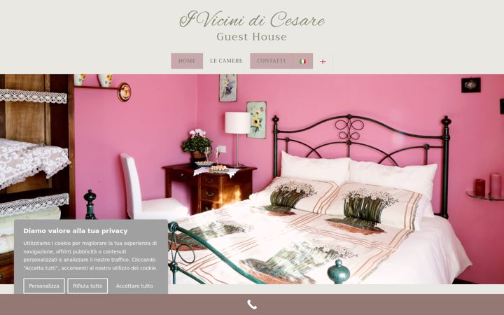 Screenshot of ivicinidicesare.it