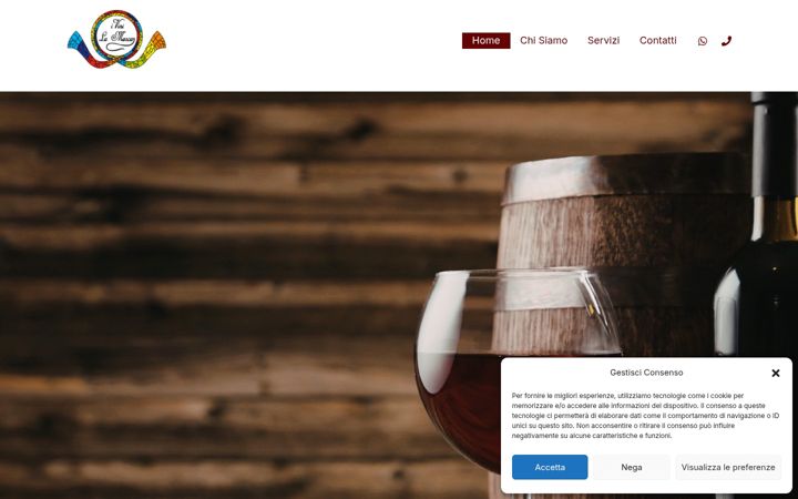 Screenshot of ivinilamarca.it