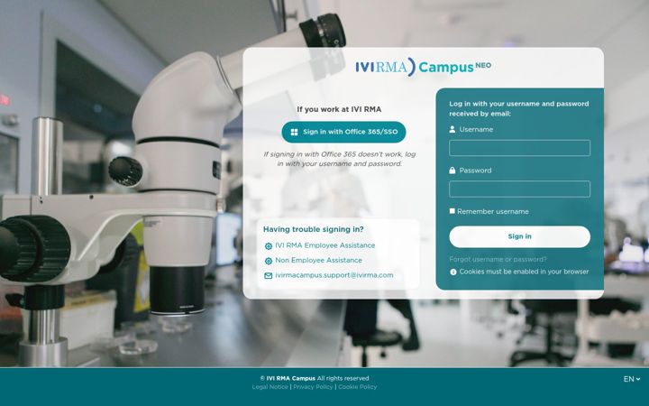 Screenshot of ivirmacampus.com