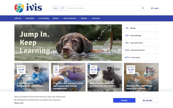 Screenshot of ivis.org
