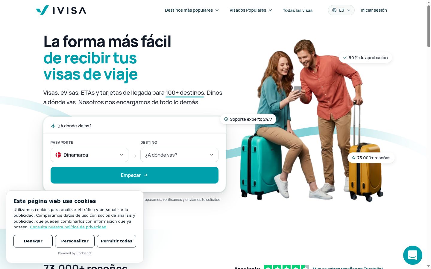 Screenshot tal-banner tal-kunsens muri qabel kwalunkwe interazzjoni