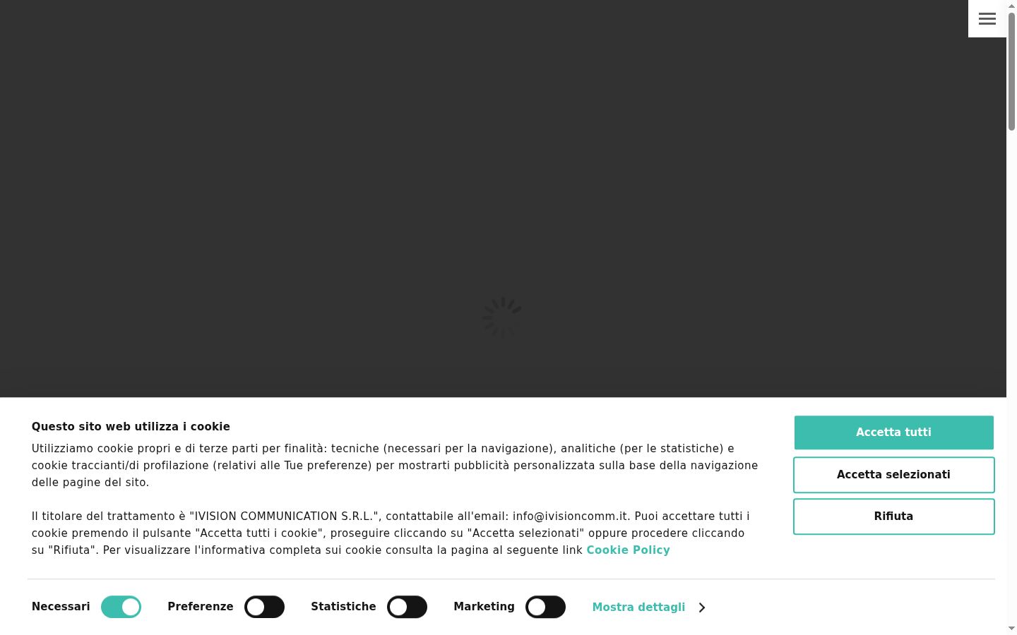 Screenshot του banner συγκατάθεσης που εμφανίστηκε πριν από οποιαδήποτε αλληλεπίδραση