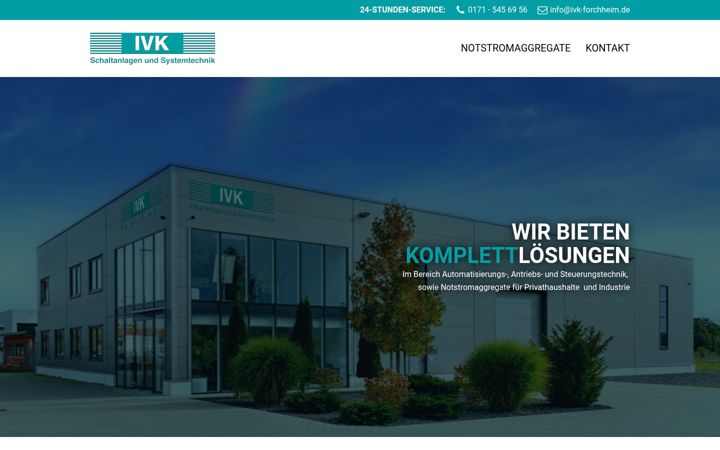 Screenshot of ivk-forchheim.de