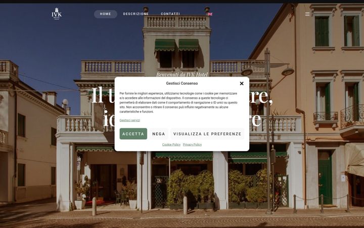 Screenshot of ivkhotel.com
