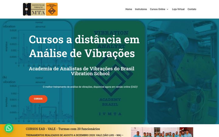 Screenshot of ivmta.com.br
