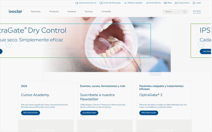 Screenshot of ivoclarvivadent.es