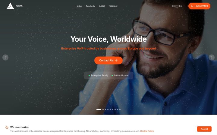 Screenshot of ivoiss.com