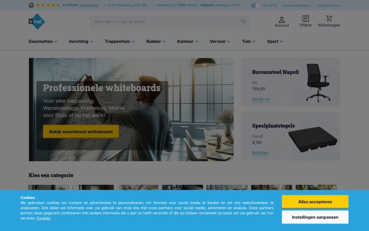 Screenshot of ivol.nl