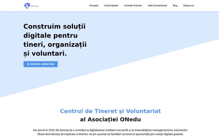 Screenshot of ivoluntar.org