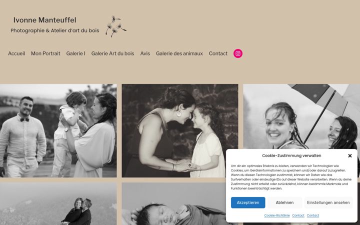Screenshot of ivonne-manteuffel-photographie.fr