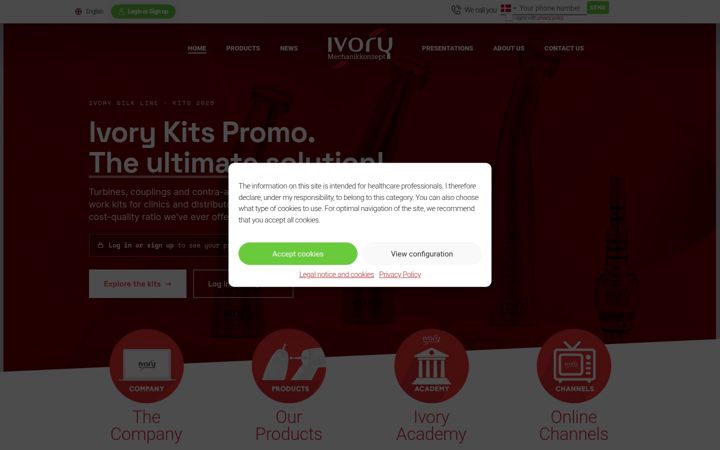 Screenshot of ivory-dent.com