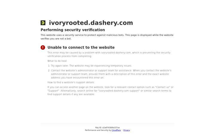 Screenshot of ivoryrooted.com