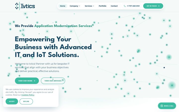 Screenshot of ivtics.com