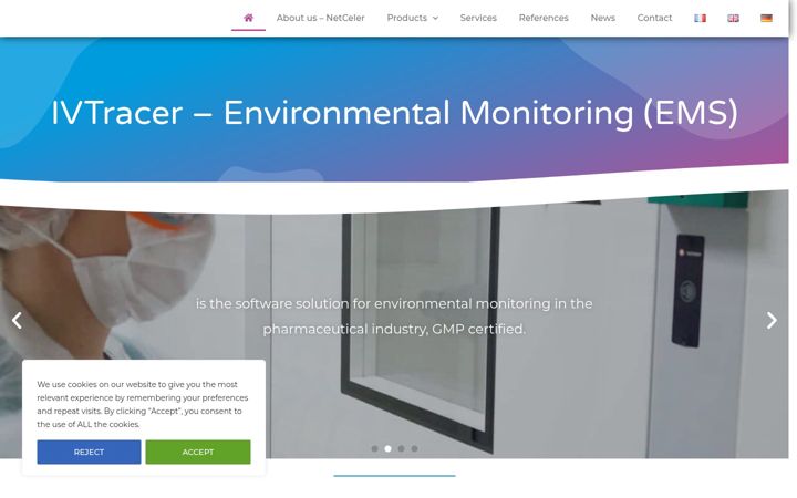 Screenshot of ivtracer.com