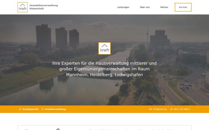 Screenshot of ivwh.de