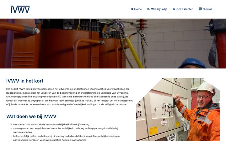 Screenshot of ivwv.nl