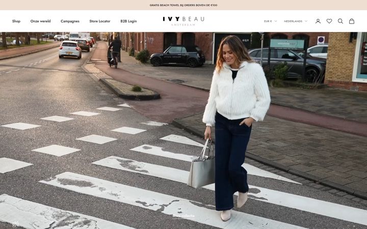 Screenshot of ivybeau.com
