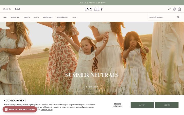 Screenshot of ivycityco.com