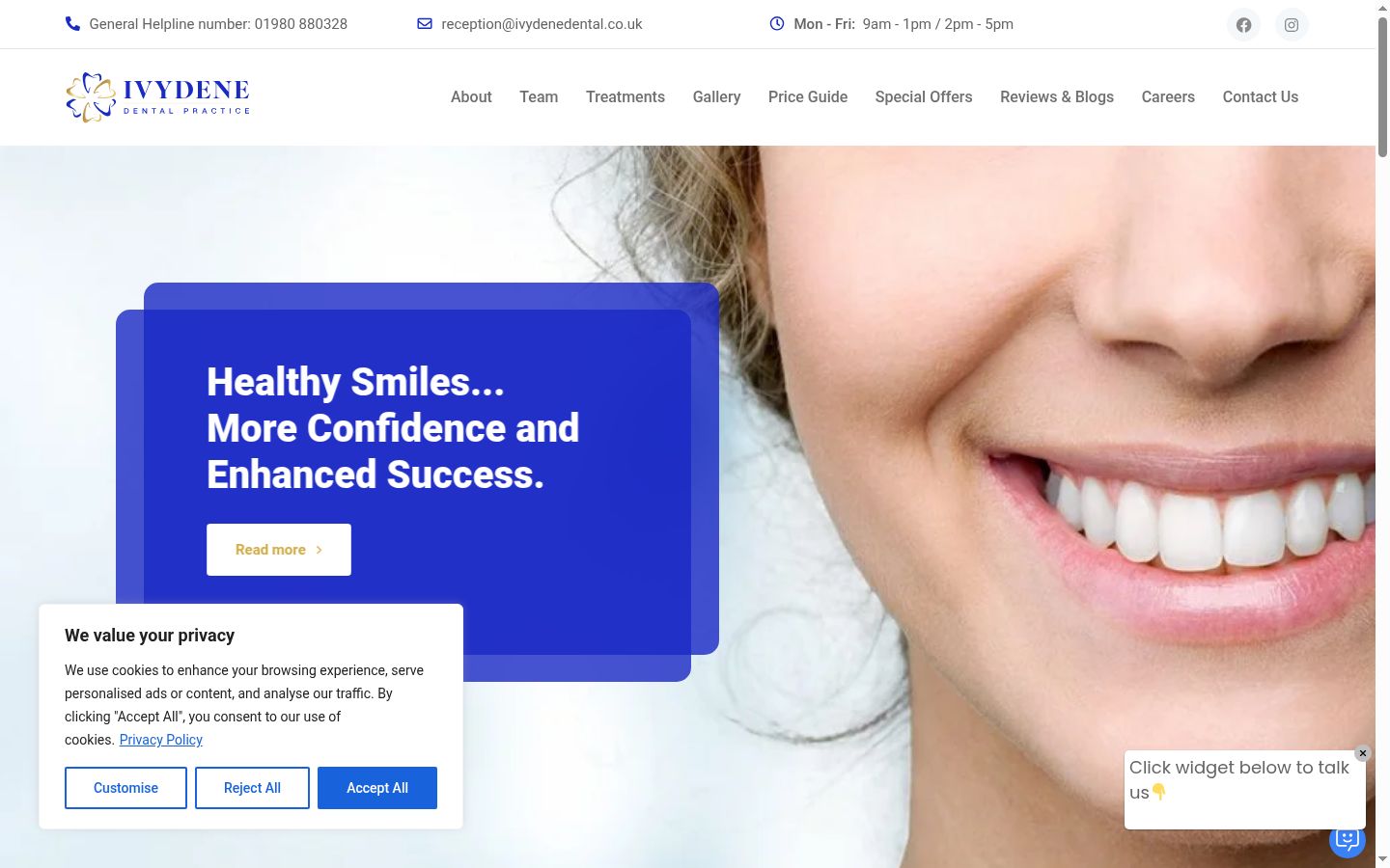 Captura de ecrã do banner de consentimento apresentado antes de qualquer interação