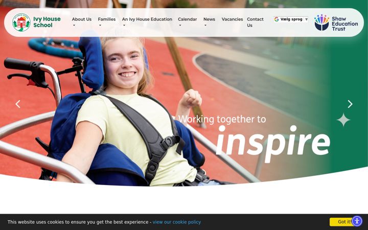 Screenshot of ivyhouseschool.org.uk