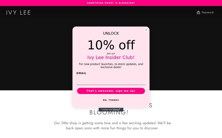 Screenshot of ivylee.com